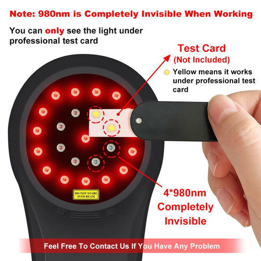 Professional Therapeutic Cold Laser Physiotherapy Device