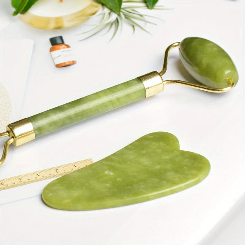Jade Roller &amp; Gua Sha Set