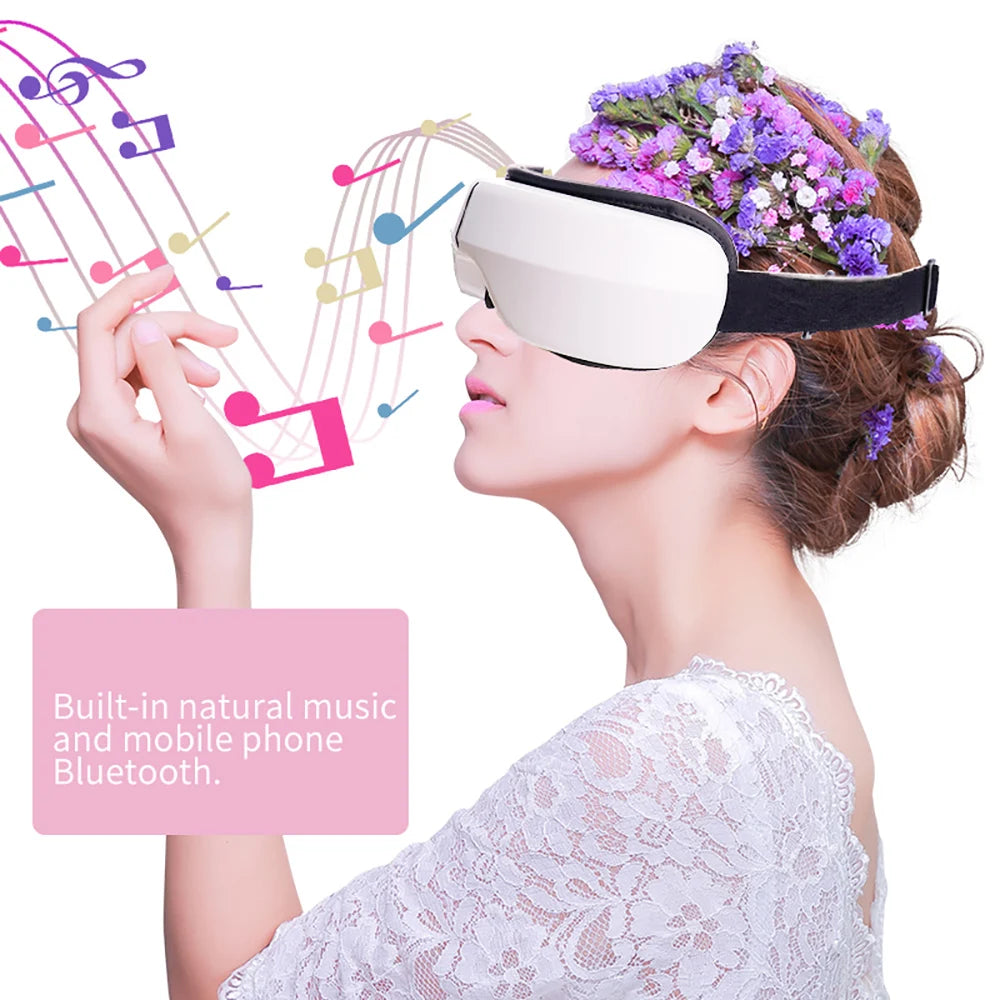 6D Smart Bluetooth Music Eye Massager
