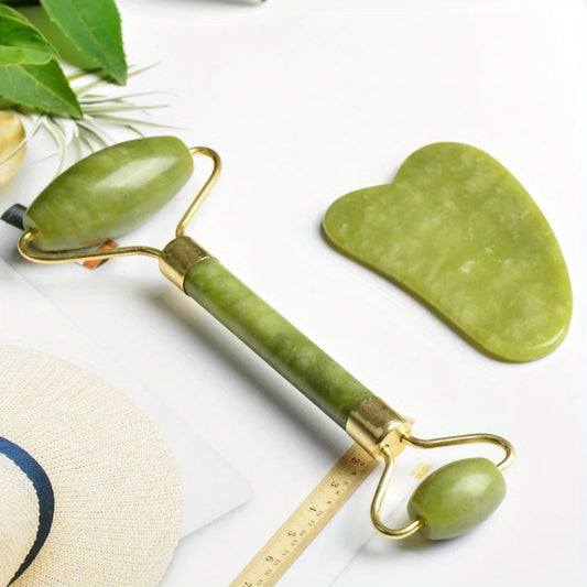 Jade Roller &amp; Gua Sha Set