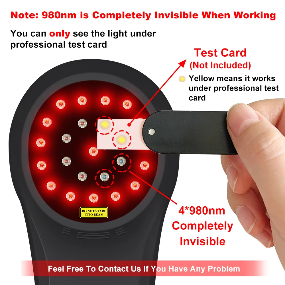 Professional Therapeutic Cold Laser Physiotherapy Device