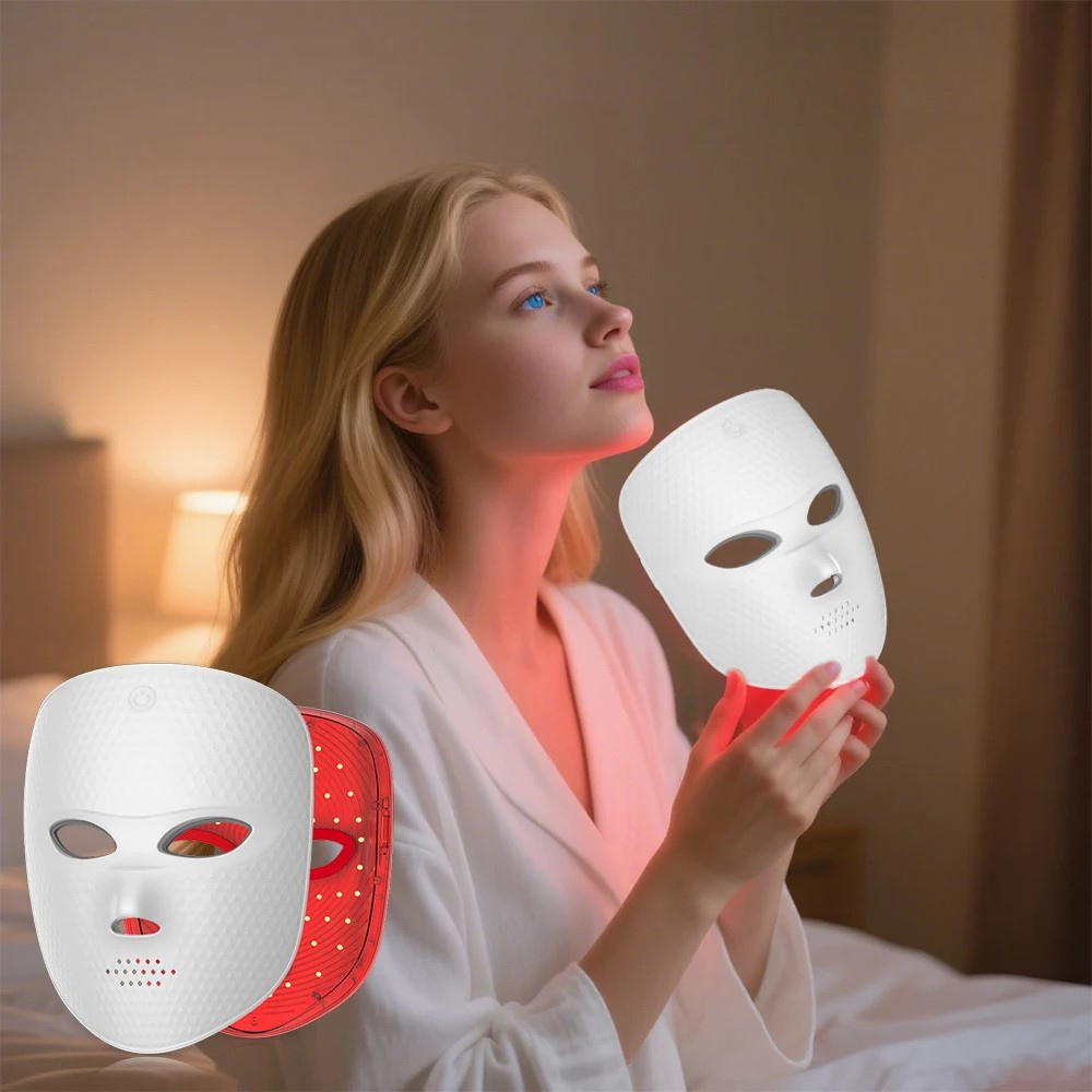 Red Light Therapy for Anti-Aging Facial Mask
